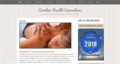 Desktop Screenshot of carolinahealthinnovations.com